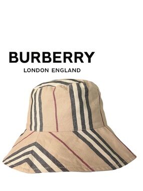 Burberry London Bucket Nova Check Hat